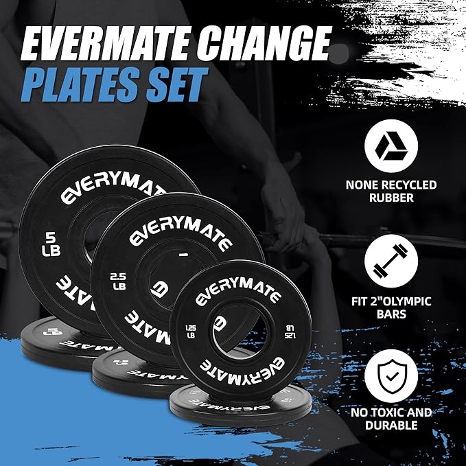 Black Change Weight Plates 1.25LB 2.5LB 5LB Set