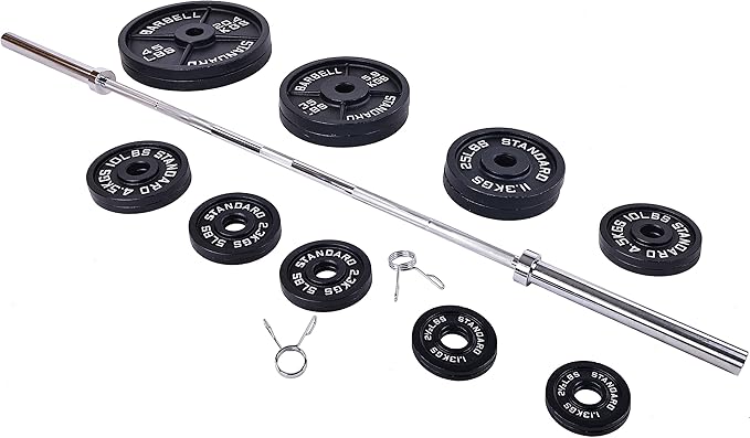 Signature Fitness Olympic 2-Inch Cast Iron Plate Weight
