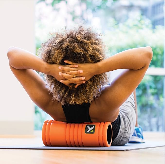 TriggerPoint GRID Foam Roller with Free Online Instructional Videos (13-inch), Orange