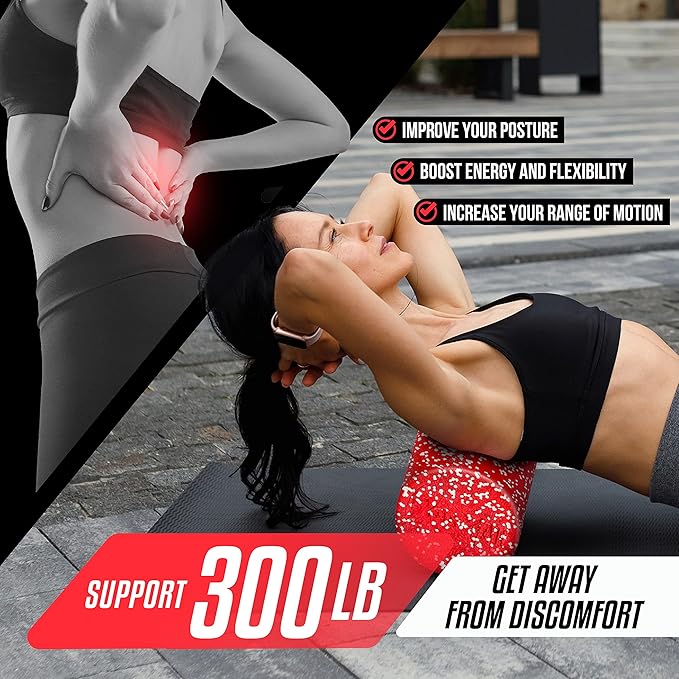 Yes4All High-Density Foam Roller for Back Pain Relief 12, 18, 18, 24, 24, 36 36 inch