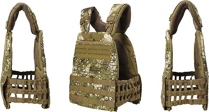5.11 TacTec Tactical Weighted Fitness & Workout Vest, Lightweight & Resistant Nylon, Adjustable Waist XS-XL, Style 56100, Kangaroo