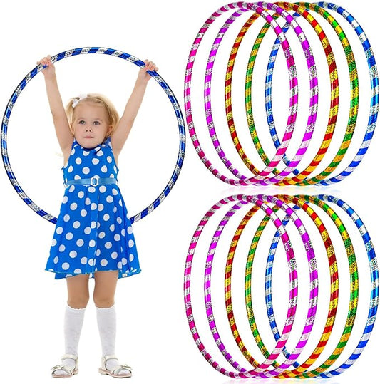 Kathfly Exercise Hoop for Kids Adults Plastic Glitter