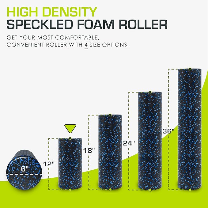 ProsourceFit High Density Foam Rollers 12 - Inches long