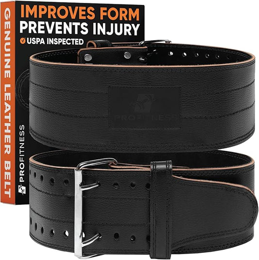 Weight Lifting Belt (5mm Thick) - Leather Weight