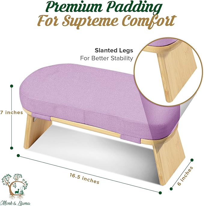 Monk & Llama Meditation Bench - Foldable