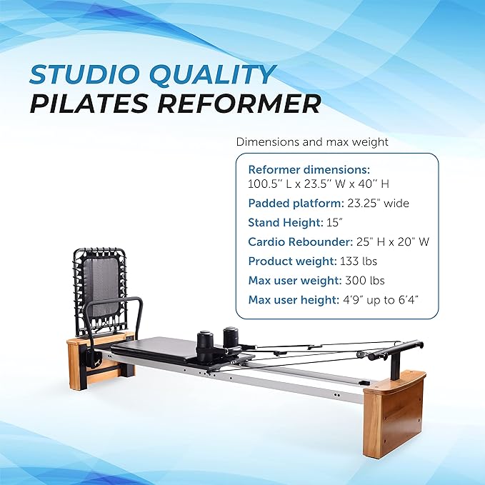 Stamina AeroPilates Pro Reformer Whole Body Resistance Padded