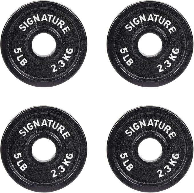 Signature Fitness Deep Dish 2-Inch Olympic Cast Iron