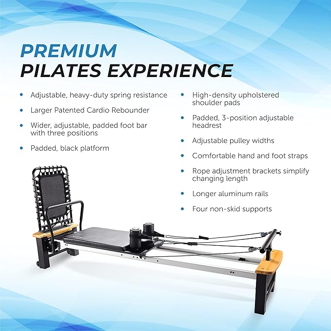 Stamina AeroPilates Pro Reformer Whole Body Resistance Padded