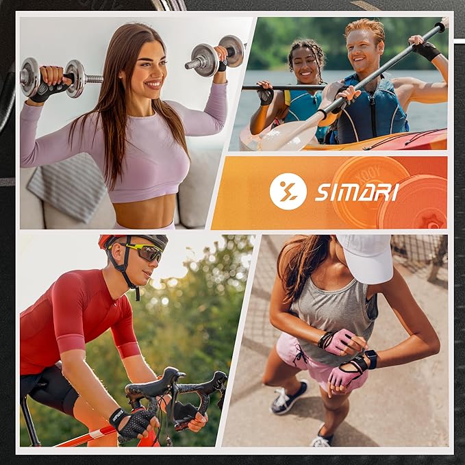 SIMARI Breathable Workout Gloves for Men and Women