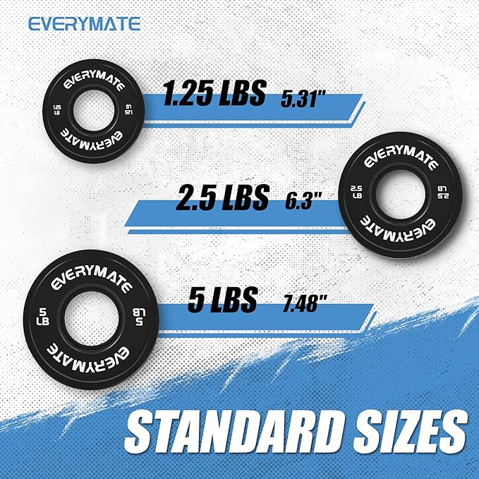 Black Change Weight Plates 1.25LB 2.5LB 5LB Set