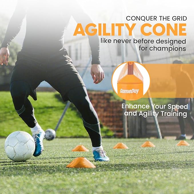 Soccer Disc Cones – Set of 50 Agility