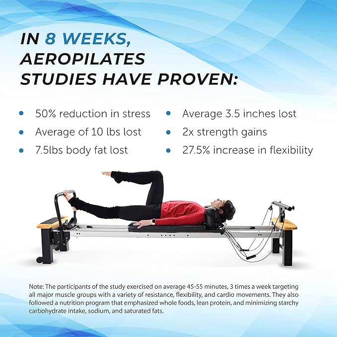Stamina AeroPilates Pro Reformer Whole Body Resistance Padded