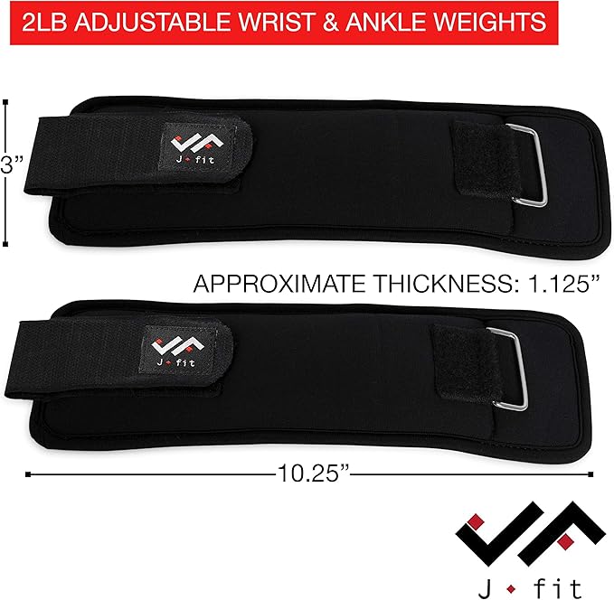 JFIT Wrist Weight Pair – Set of 2