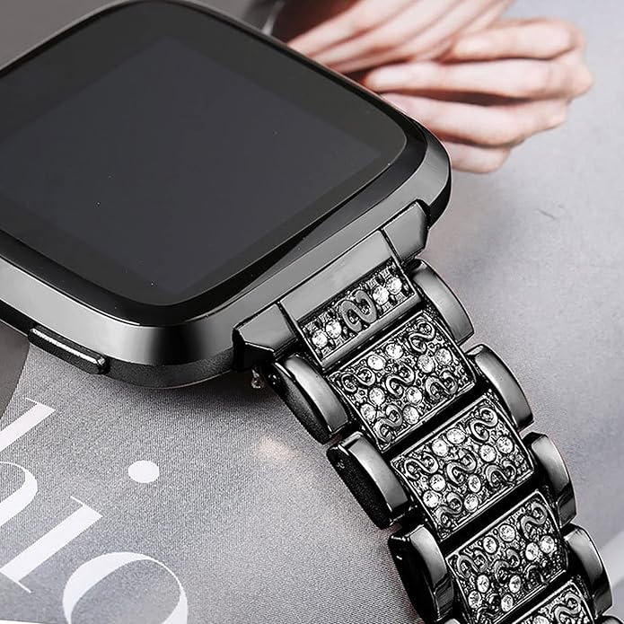Compatible with Sanorum Smart Watches Band, 20mm, 22mm Women Jewelry Bling Diamond Metal Dressy Strap Adjustable Replacement Strap Accessories Sports Band for Men Women Compatible for HaSaKei G53, Compatible with Sanorum G53, G56