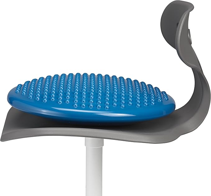 Gaiam Kids Balance Cushion, Inflatable Wobble Disk Active Sitting Chair Seat Cushion with Inflation Needle
