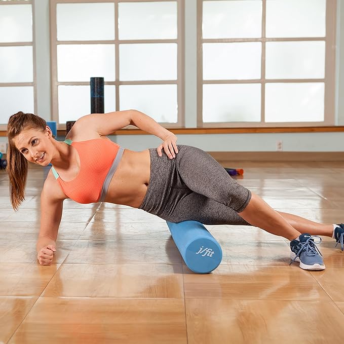 JFIT High Density Smooth EVA Foam Roller -