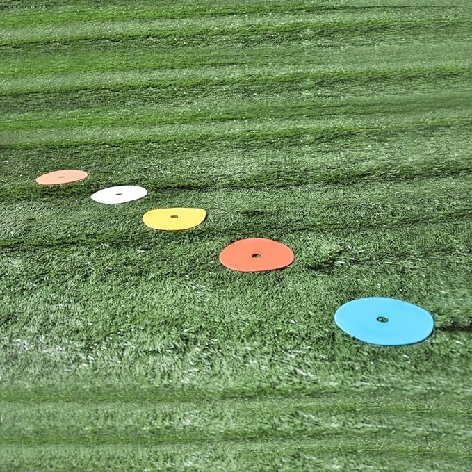 Flat Cones Spot Markers Soccer Basketball Sports Speed