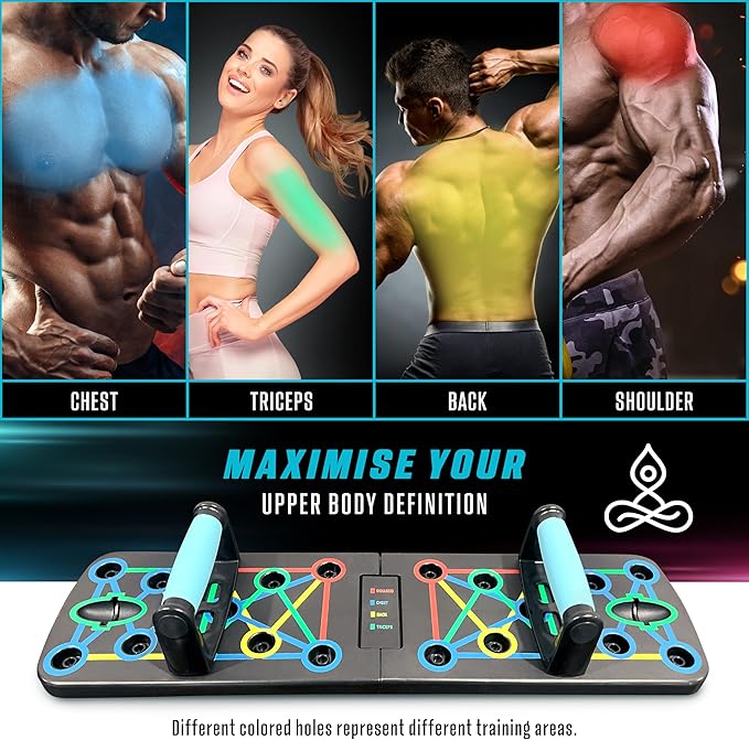 ZENORA Push Up Board 22-in-1 Push