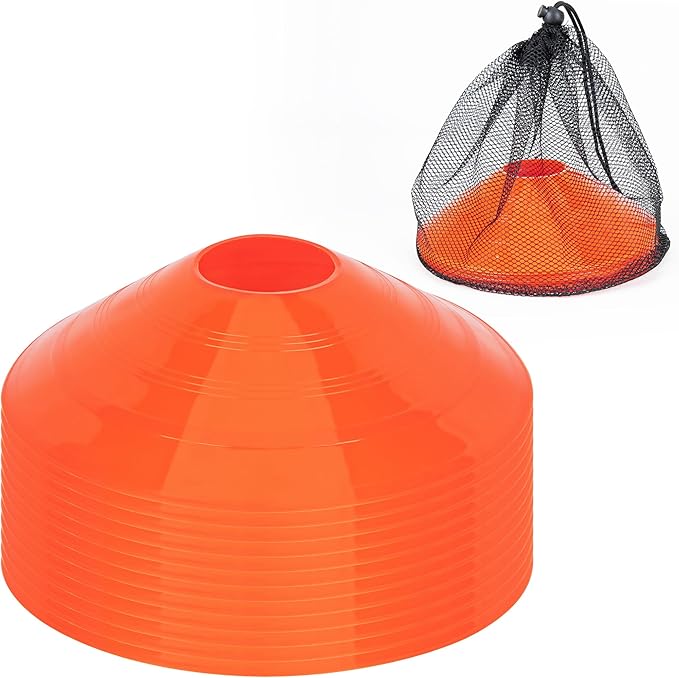 CARTMAN Plastic Training Cones (Set of 12/24 Pack 9" or 12/24 Pack 7" or 12/24 Pack