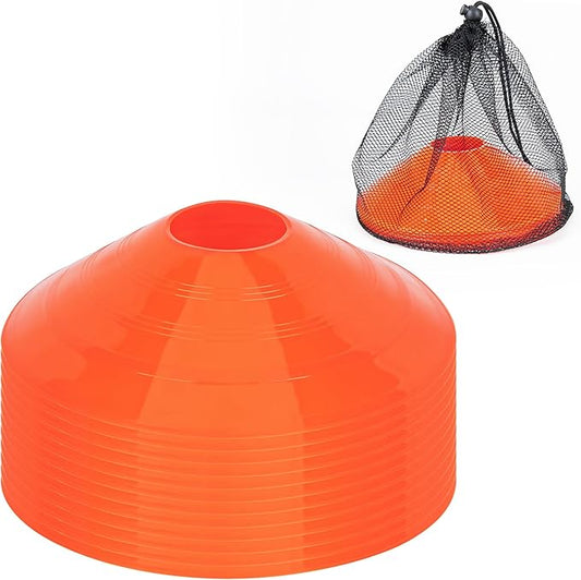 CARTMAN Plastic Training Cones (Set of 12/24 Pack 9" or 12/24 Pack 7" or 12/24 Pack
