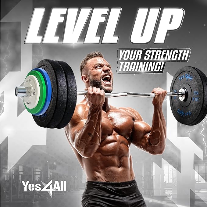 Yes4All Fractional Weight Plates Set of 6 1.25LB 2.5LB 2.5LB 5LB 5LB Pair
