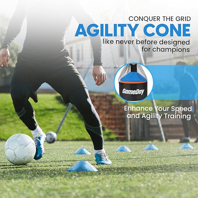Soccer Disc Cones – Set of 50 Agility