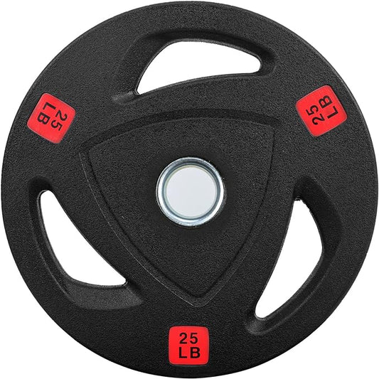 Signature Fitness Vinyl Coated Cast Iron Plate Weight