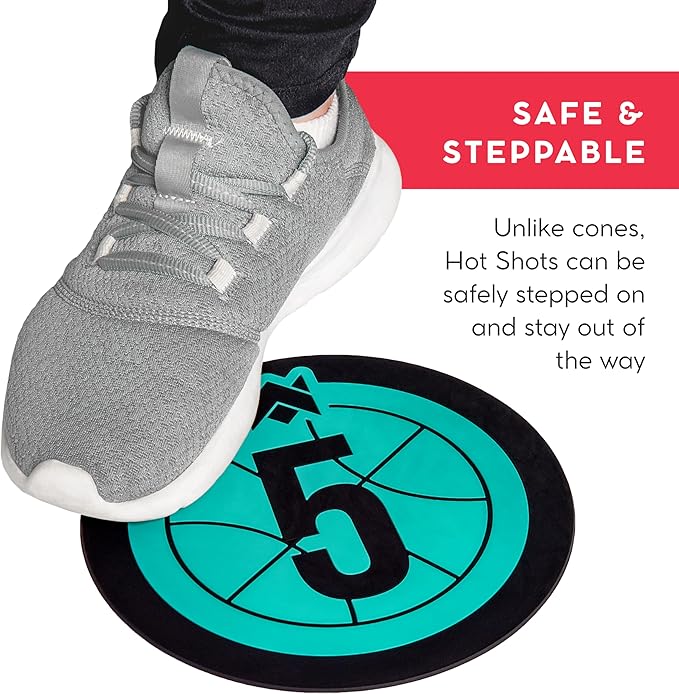 Crown Sporting Goods Hot Shot Training Markers - 7.5" Basketball