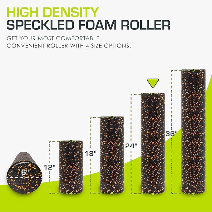ProsourceFit High Density Foam Rollers 12 - Inches long
