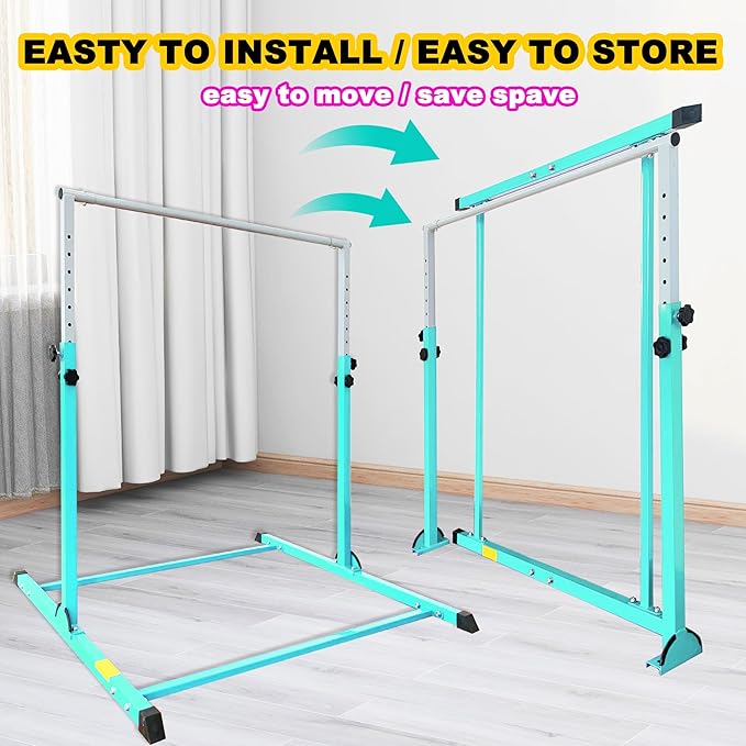 Gymnastic Bar for Kids Gymnastic Kip Bar Horizontal 3-15 Years