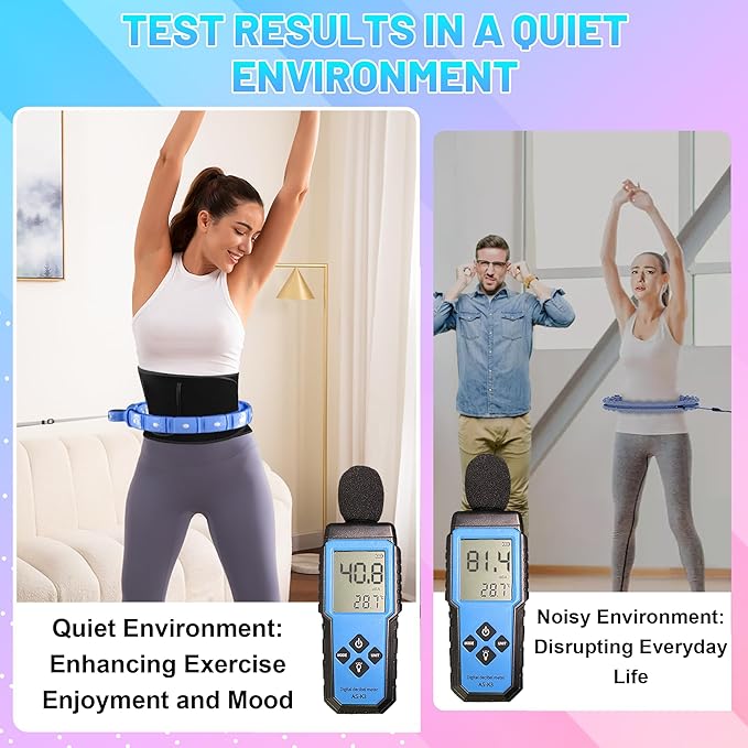 Weighted Workout Hoop for Adult Weight Loss - 48" Infinity