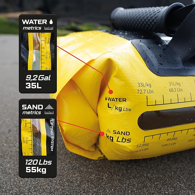 v3 | Portable Water & Sand workout bag 120 lbs