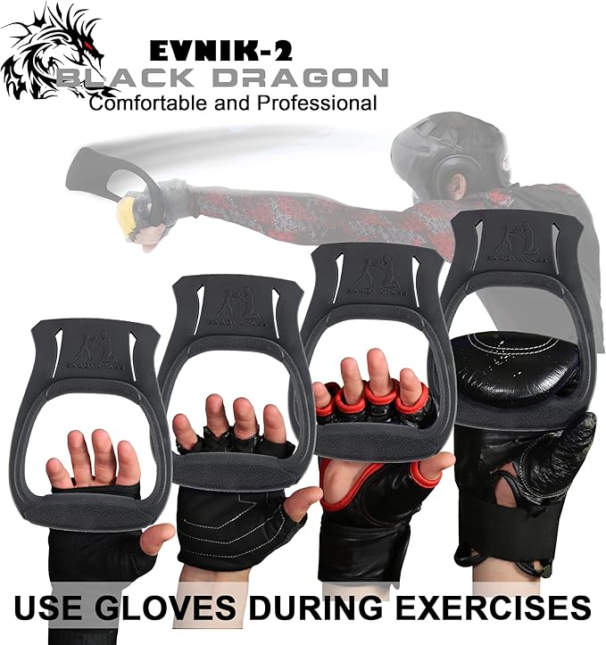 Evnik-2 high-Speed Simulator (Pair) - Train Punching Speed -Develop Explosive Punches for Knockout Power - Perfect Shadow-Boxing - Best Boxing Gift!