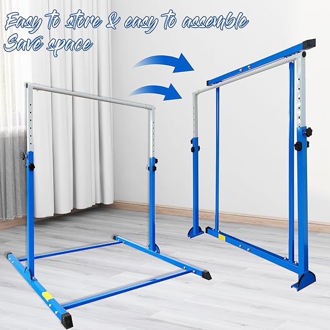 Gymnastic Bar for Kids Gymnastic Kip Bar Horizontal 3-15 Years