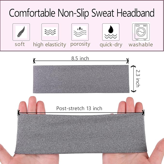 Leeven Headbands for Women 6 Pcs Cotton Headbands