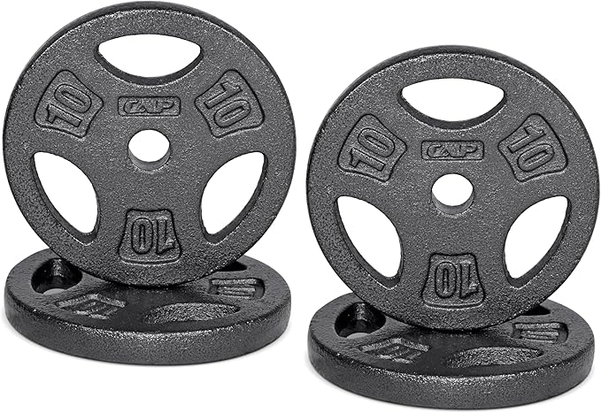 CAP Barbell Standard 1-Inch Grip Weight Plates