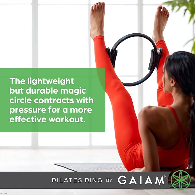 Gaiam Pilates Ring 15" Fitness Circle - Lightweight
