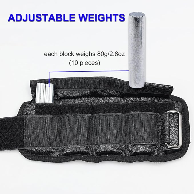 J Bryant Adjustable Wrist Weights 2 Pcs