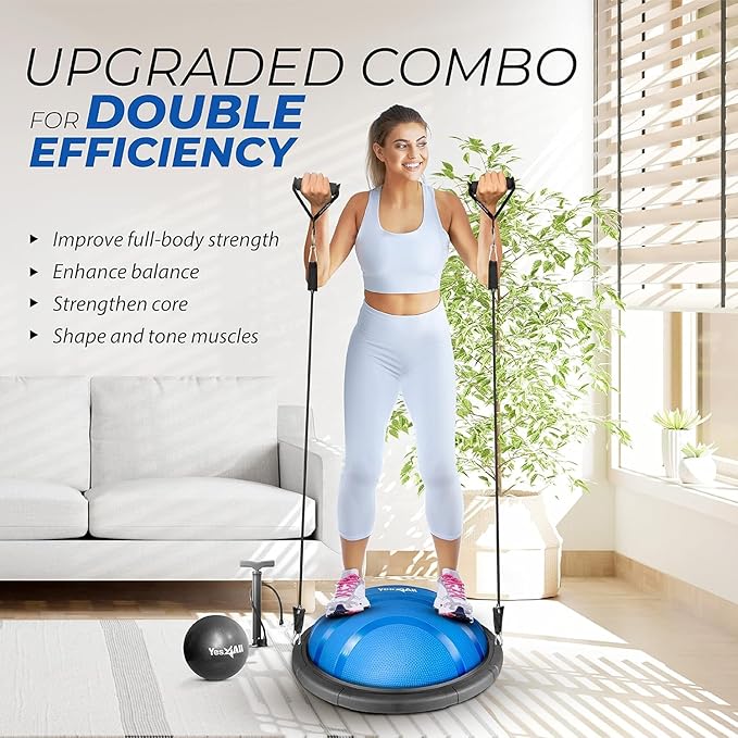 Yes4All 880LBS Premium Half Ball Balance Trainer