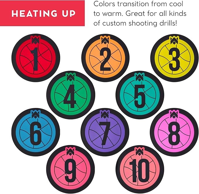 Crown Sporting Goods Hot Shot Training Markers - 7.5" Basketball