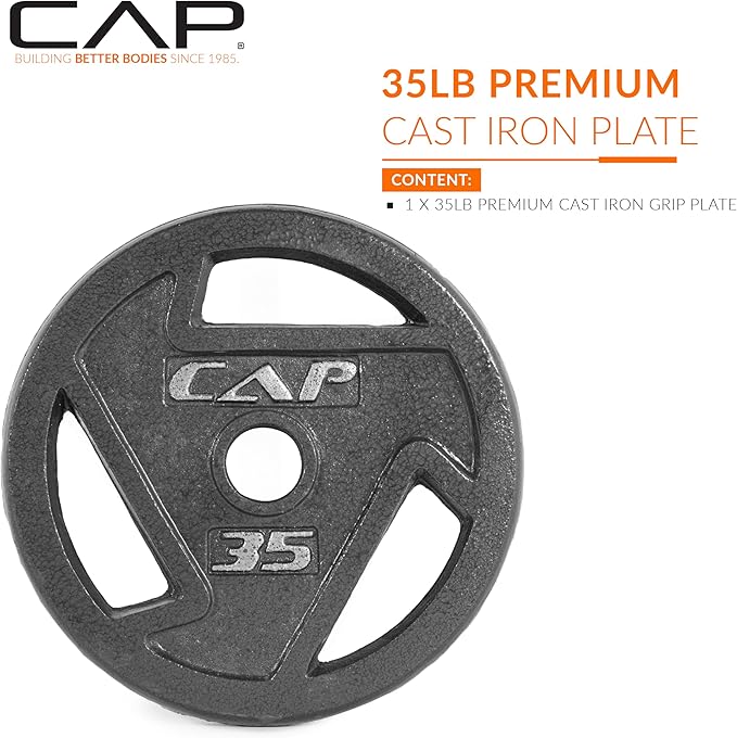 CAP Barbell 2-Inch Olympic Grip Weight Plate