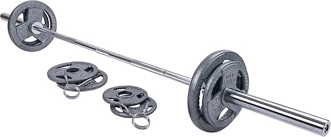 Signature Fitness Olympic 2-Inch Cast Iron Plate Weight
