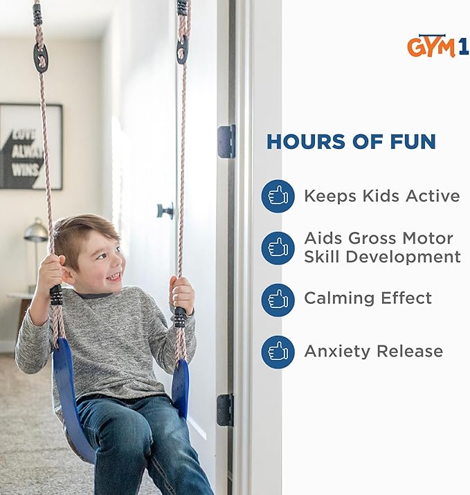 Gym1 4-Piece Doorway Swing Set includes Sensory Swing 300 Lbs