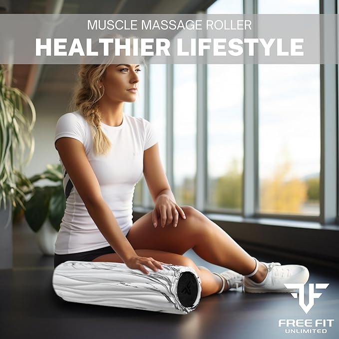 Small Foam Roller-Back Roller-Foam Rollers for Muscle Massage-Boost 3D Design-Portable (12 inch),