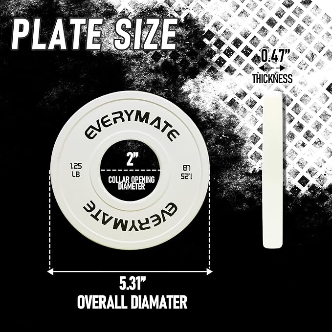 Change Weight Plates 1.25LB 2.5LB 5LB Set Fractional