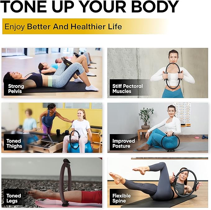 eleabro Sports Pilates Ring Circle A1 Size