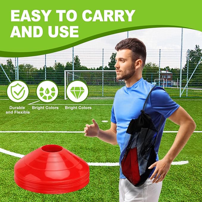 Ashsajkd(Set of 25 - Agility Soccer Cones