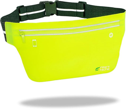 UltraSlim Fanny Waist Pack – Water Resistant Bag 24 to 43inch Waists, 6.7inch –
