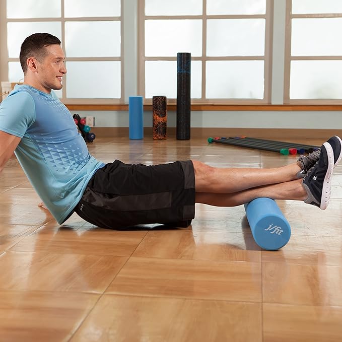 JFIT High Density Smooth EVA Foam Roller -