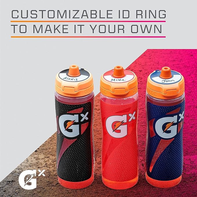 Gatorade Gx NFL Non-Slip Squeeze Bottles 30 fl